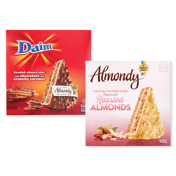 Daim and Almondy cakes with discount at IKEA Amsterdam