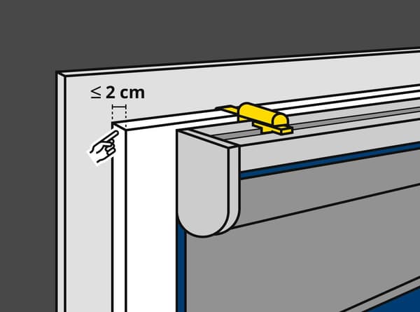 Determine the height of your blinds 
