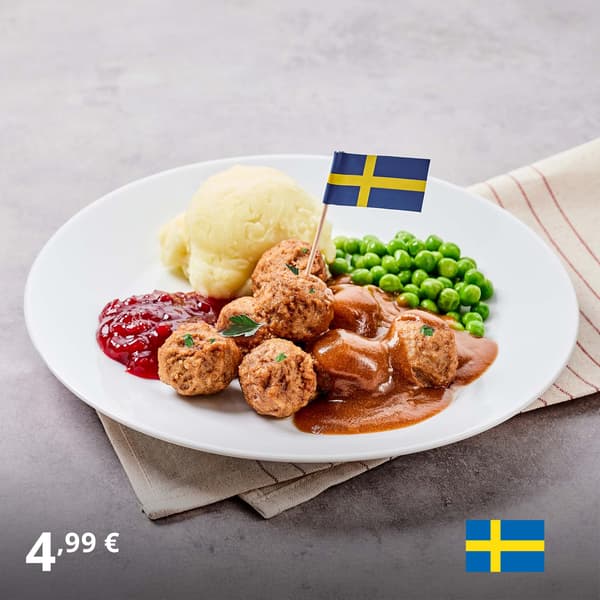 Dish at the Swedish Restaurant: €