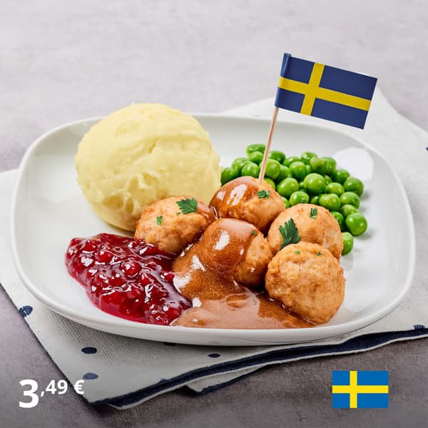 Dish at the Swedish Restaurant: €