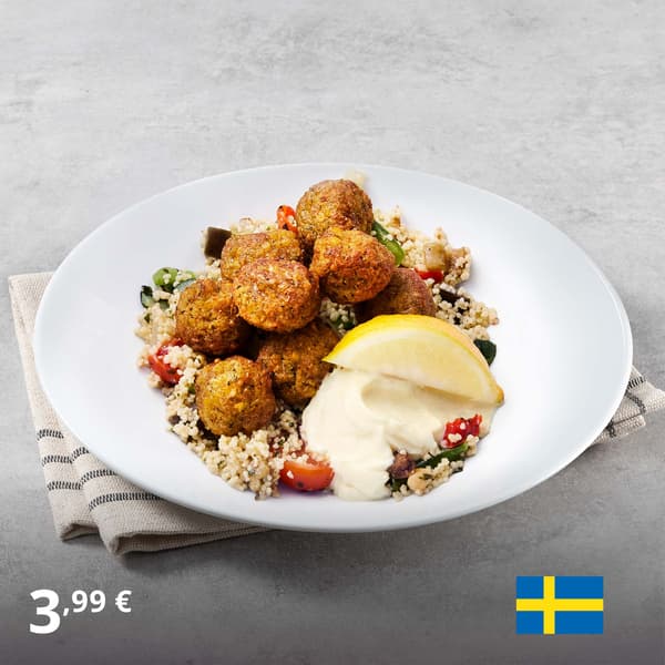 Dish at the Swedish Restaurant: €