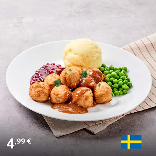 Dish at the Swedish Restaurant: €