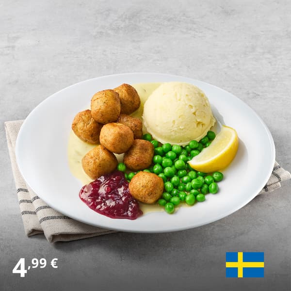 Dish at the Swedish Restaurant: €