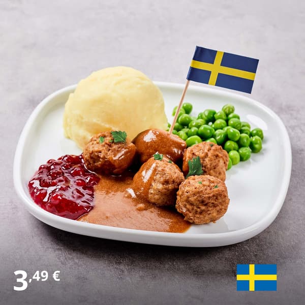 Dish at the Swedish Restaurant: €