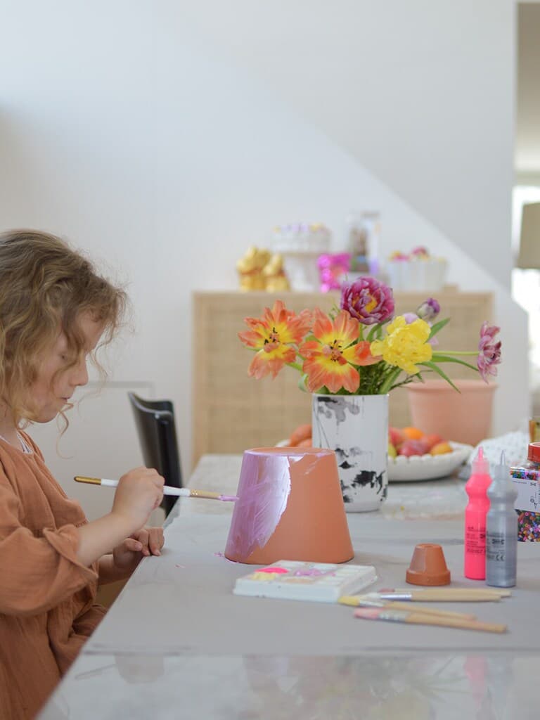 DIY: Campanello a vento con vaso di fiori.