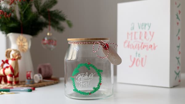 DIY Geschenkverpackung aus Glas