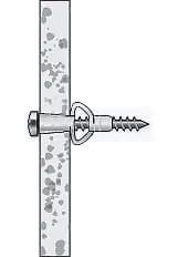 Drywall without available wood stud