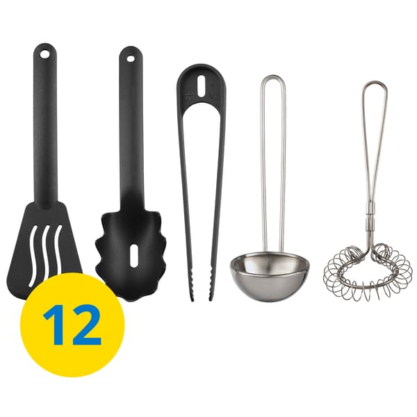 DUKTIG 5-piece toy kitchen utensil set .