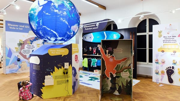 Ein Blick in einen Ausstellungsraum des Kärnten Museums.