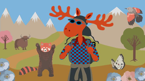 Elk in Hymalaya.