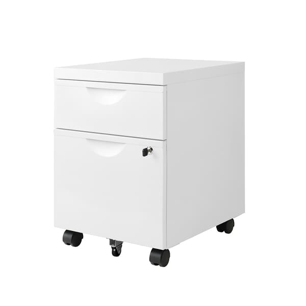 ERIK Rollcontainer mit 2 Schubladen, weiss