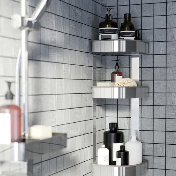 estante para organización de baño para ducha