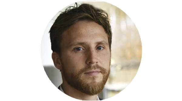 Et rundt billede af Christian Mouroux Pedersen som er Country Communication Manager i IKEA DAnmark.