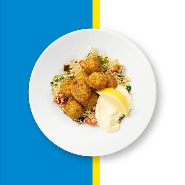 Falafel and couscous 