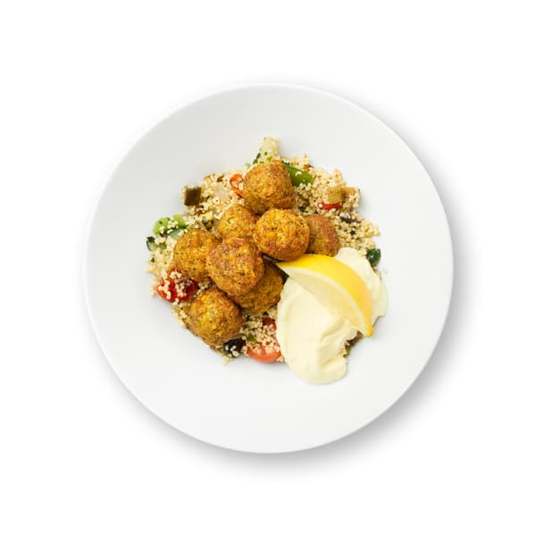 Falafel and couscous