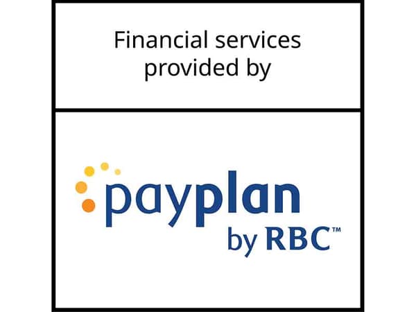 Financial services provided by RBC PayPlan logo.