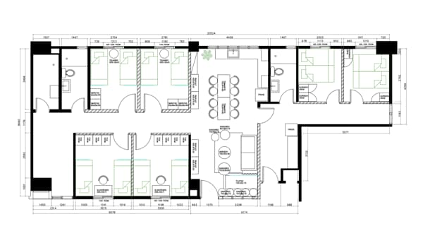 Floorplan for a learning lab for a special education school in Singapore. IKEA for Business: Business Interior Design Service