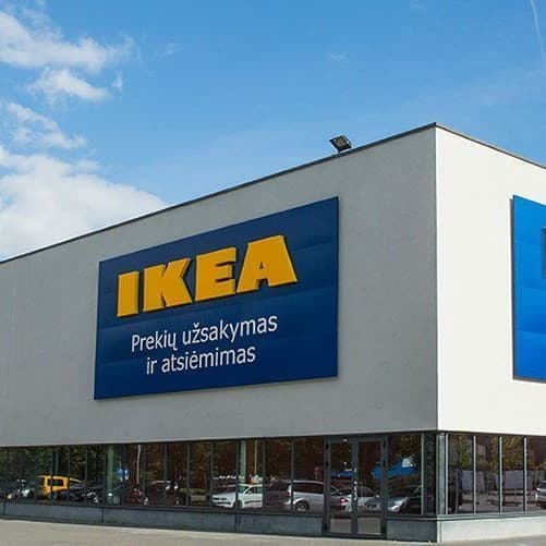 Фотография пункта выдачи заказов IKEA в Каунасе.