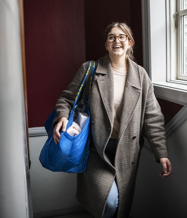FRAKTA Grand sac, bleu.