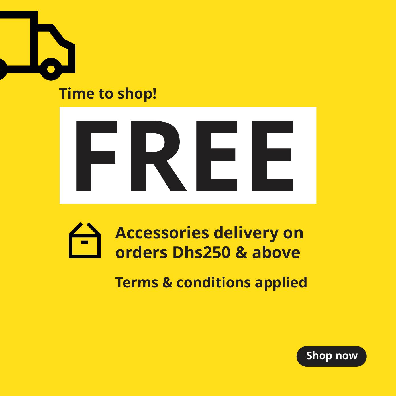 Free delivery