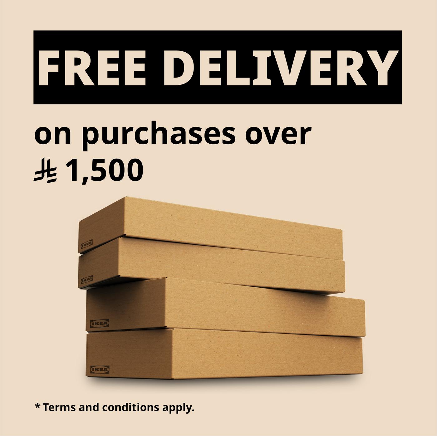 Free delivery