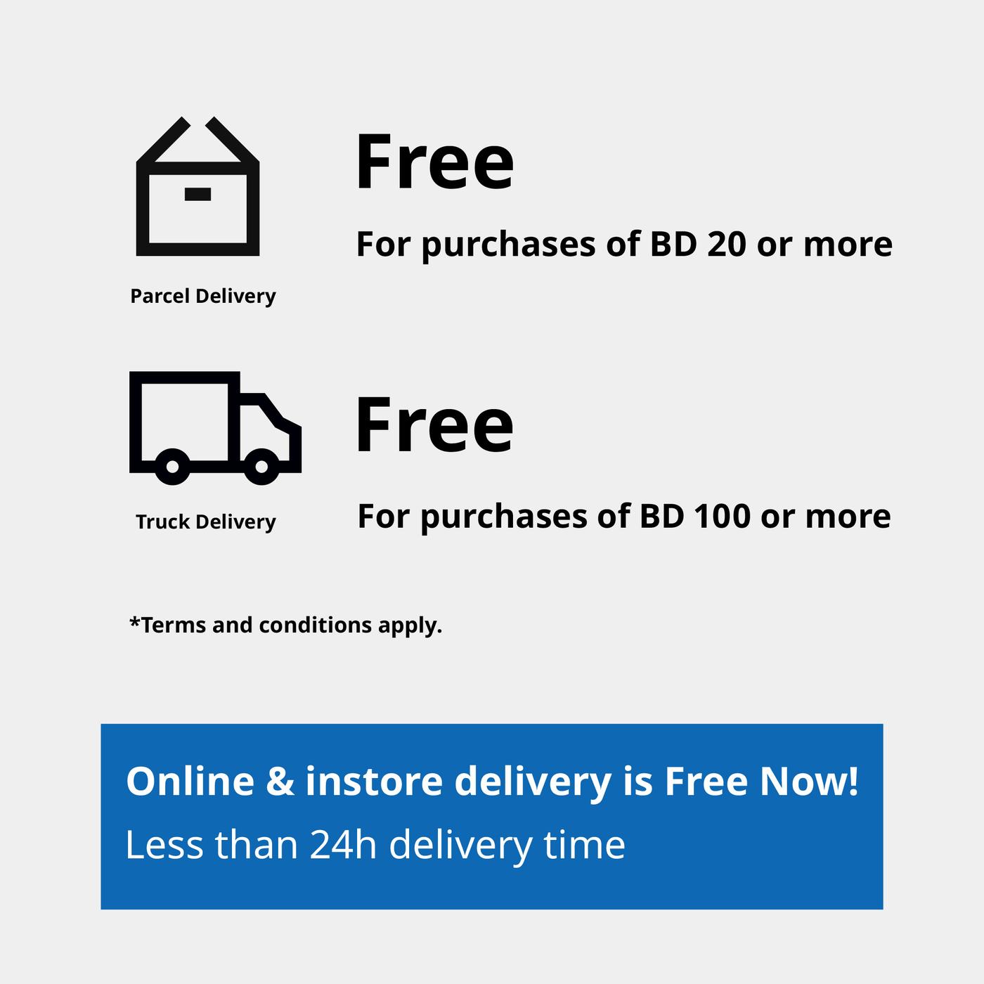 Free delivery