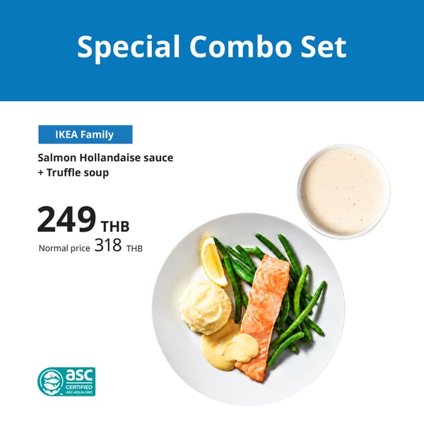 From 28 Sep 26 - 31 Oct 26 only. Available at Swedish Restaurant: IKEA Bangna, IKEA Bang Yai, and IKEA Sukhumvit.