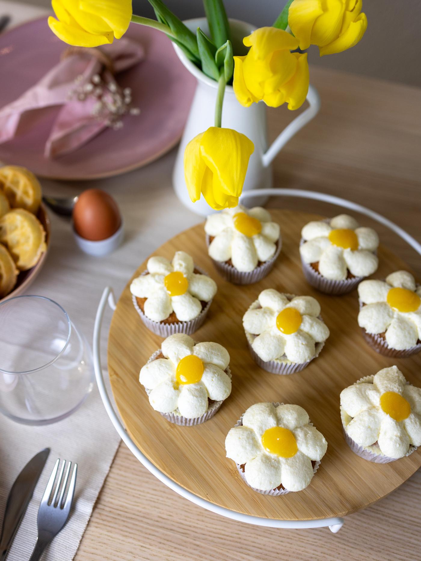 Gänseblümchen-Cupcakes @cannellerebelle