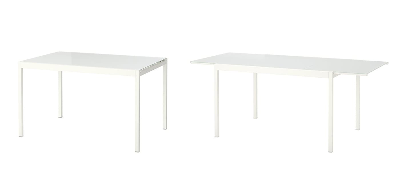 GLIVARP extendable tables in white