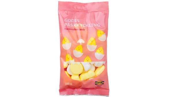 godis paskyckling paasschuim ikea