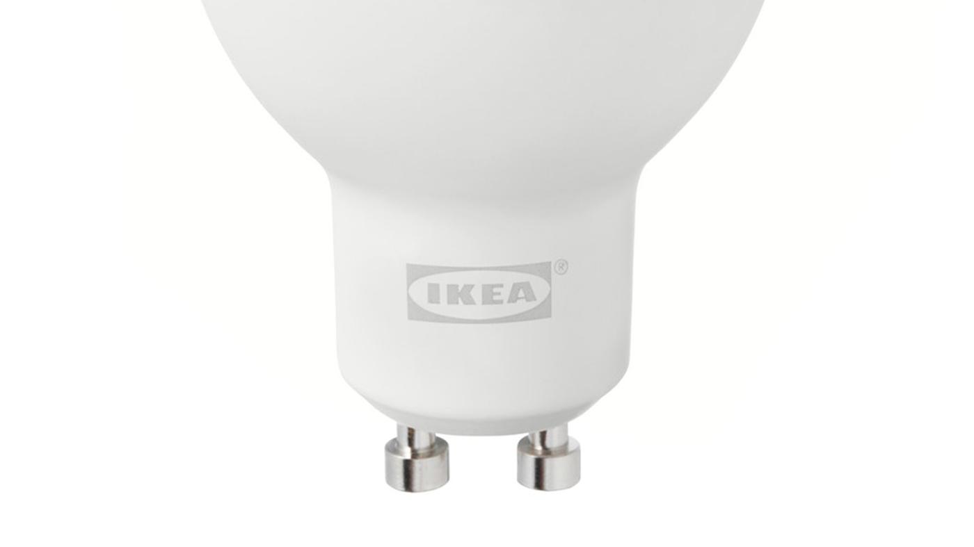 GU10 bulb with IKEA logo