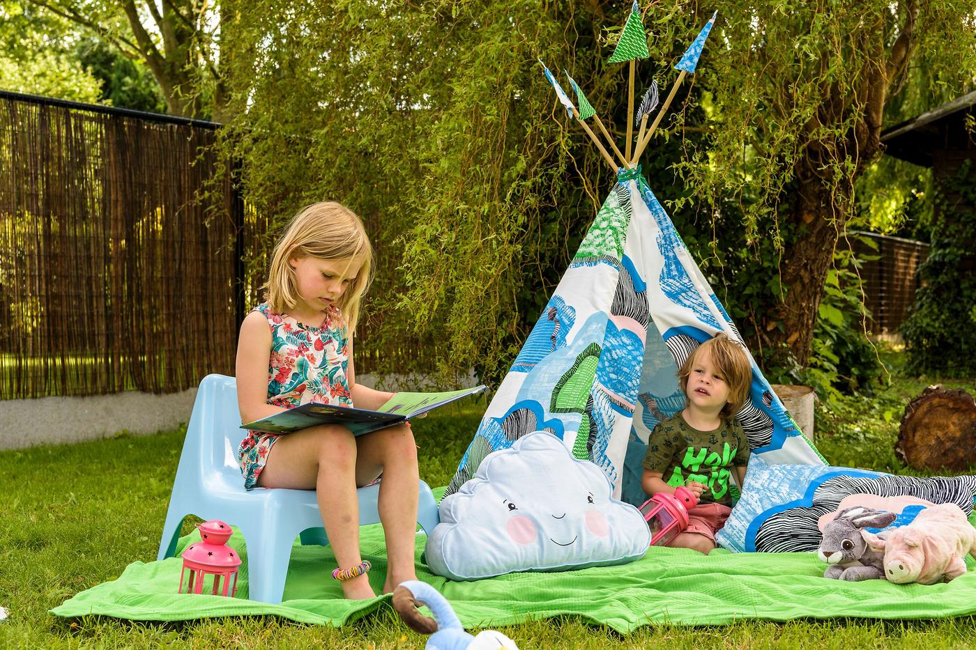 Hoe maak je een tipi tent?