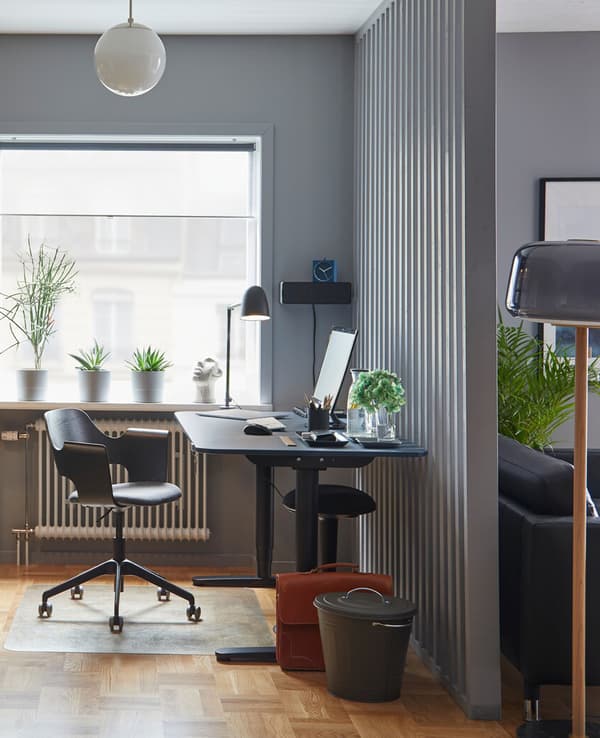 Home Office vom Wohnzimmer abtrennen