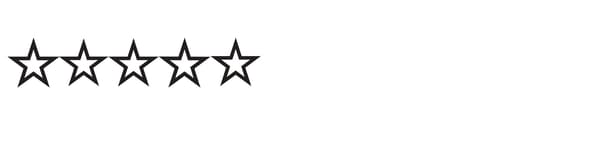 Icon with five stars, symbolising product rating