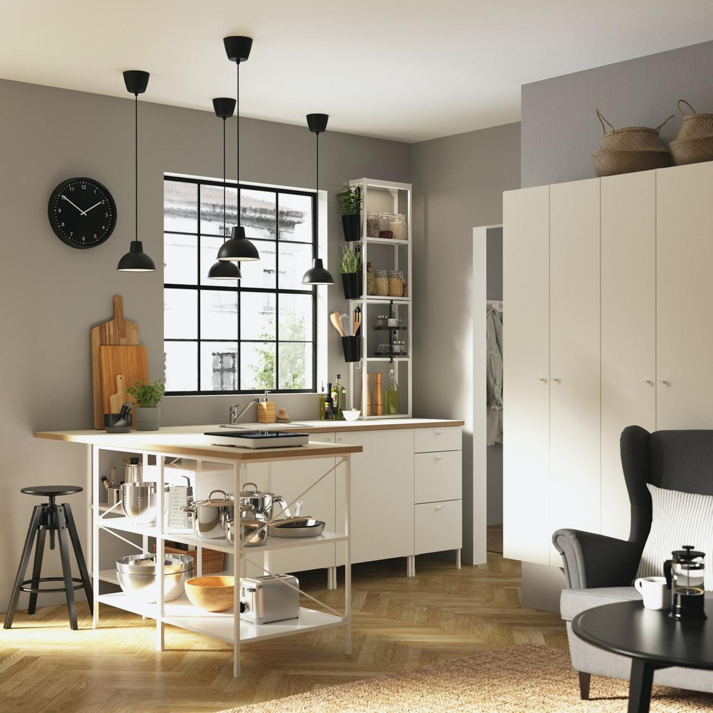 Ideas for a pantry with room for resourcefulness.
