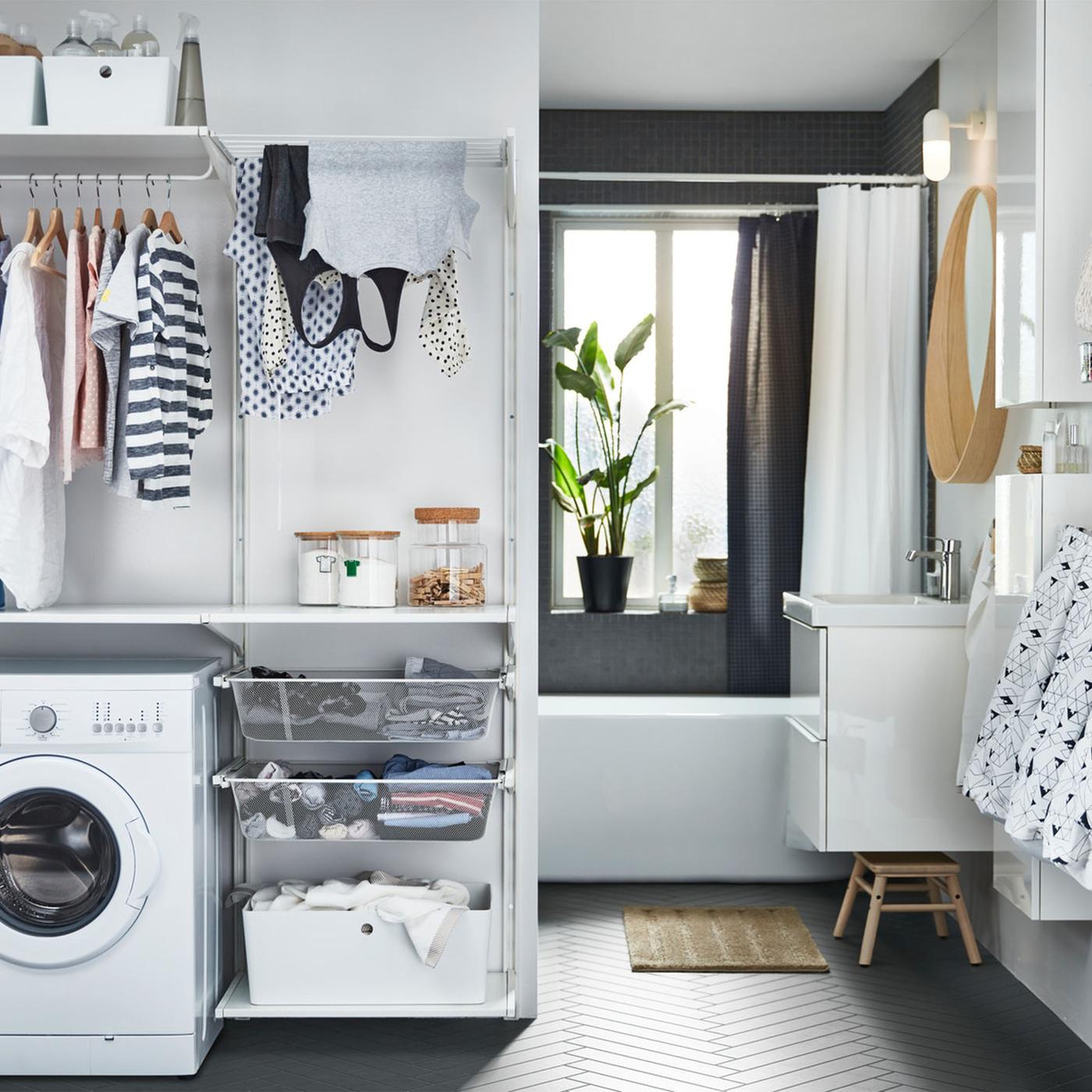 Ideas for easy breezy laundry routines.