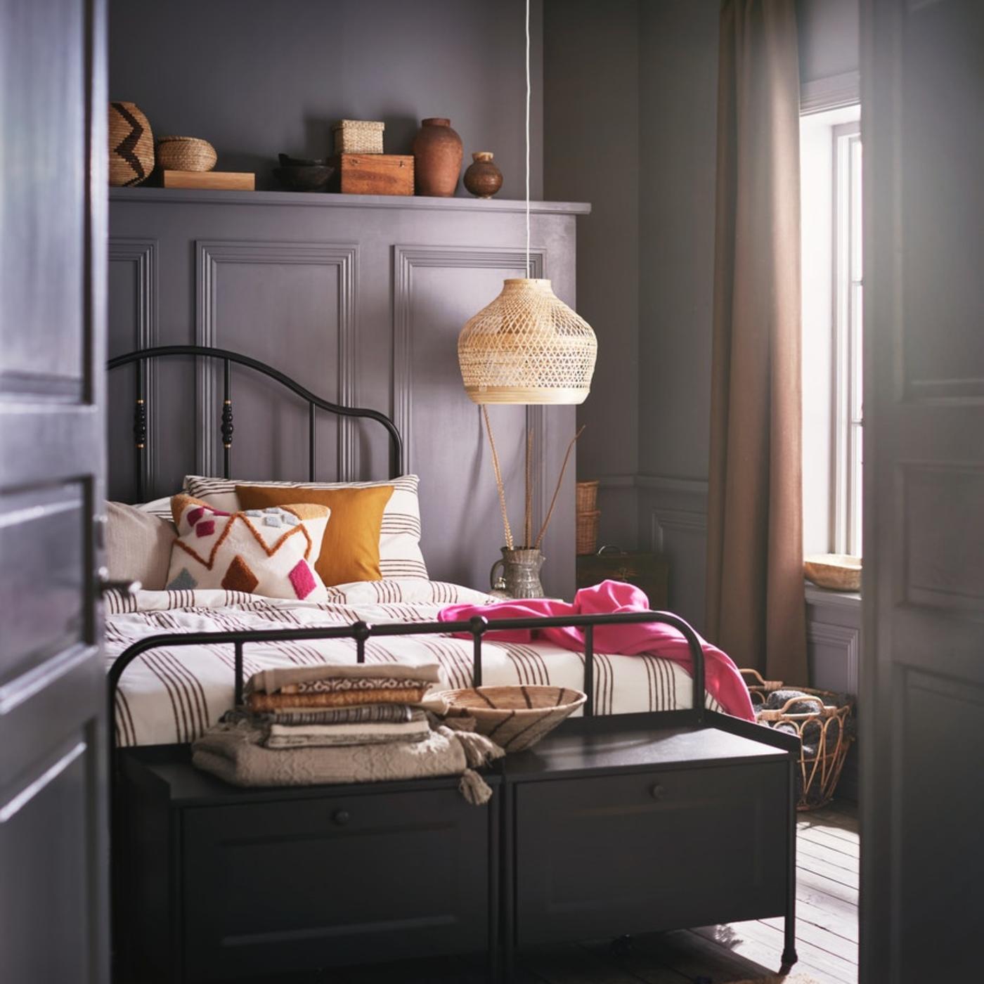Ideas on how to find inspiration for a new bedroom styling.