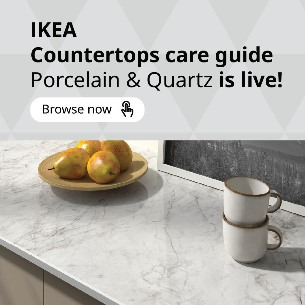 IKEA Countertops care guide