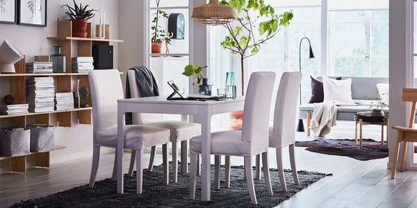 IKEA Esszimmer EKEDALEN Serie - perfekte Ausziehtische