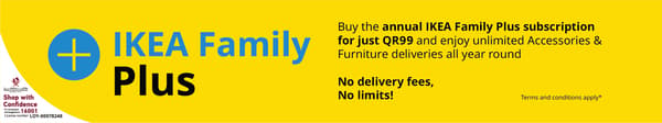IKEA Family Plus subscription