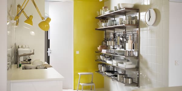 IKEA Küche KUNGSFORS - intelligentes Wandregal