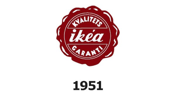 IKEA logo v roce 1951.