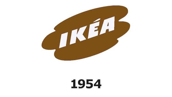 IKEA logo v roce 1954.