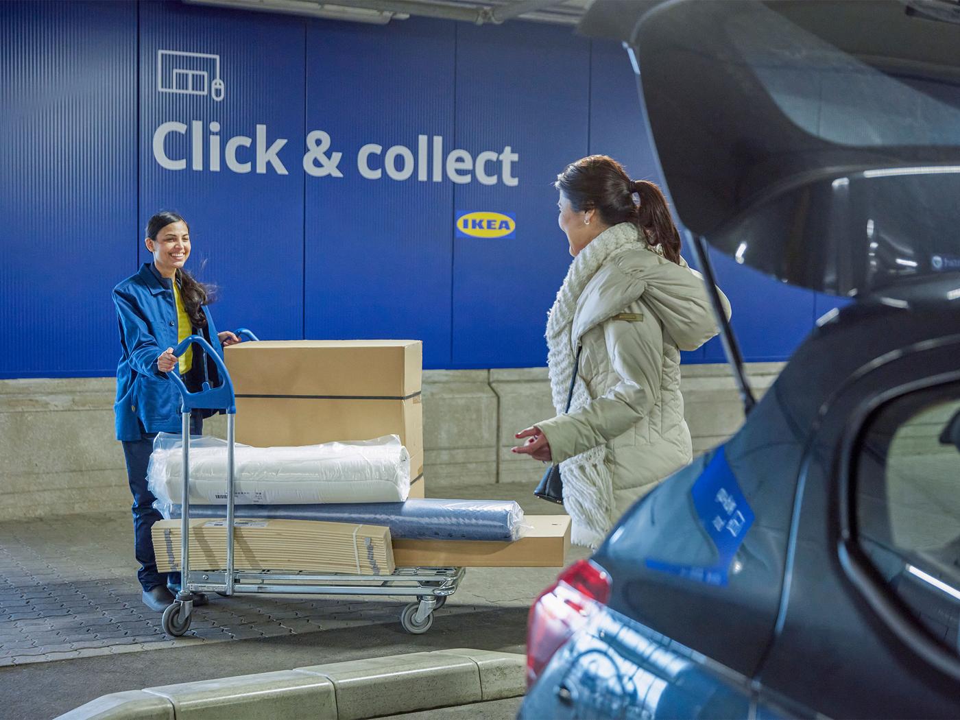 IKEA Pasay City Click and Collect collection point.