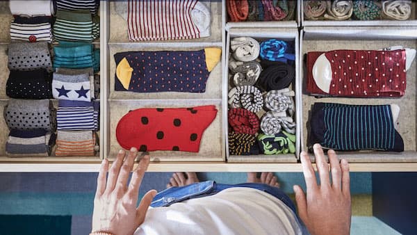 IKEA Ratgeber Strukturiert aufräumen und Ordnung halten.