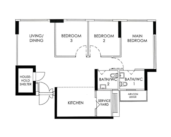 IKEA Singapore Home Design Service Testimonial 01 HDB floorplan