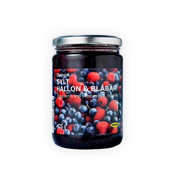 IKEA Singapore's Swedish Food Market Sauces, jam & condiments section — SYLT HALLON & BLÅBÄR Raspberry blueberry jam organic