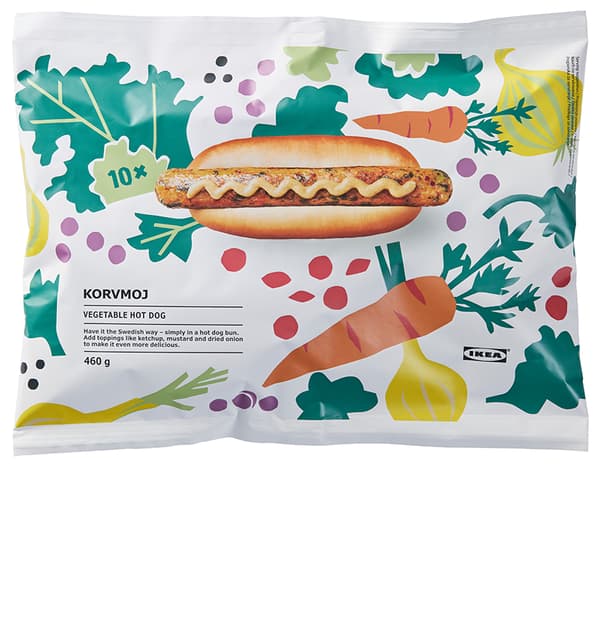 IKEA veggie hot dog
