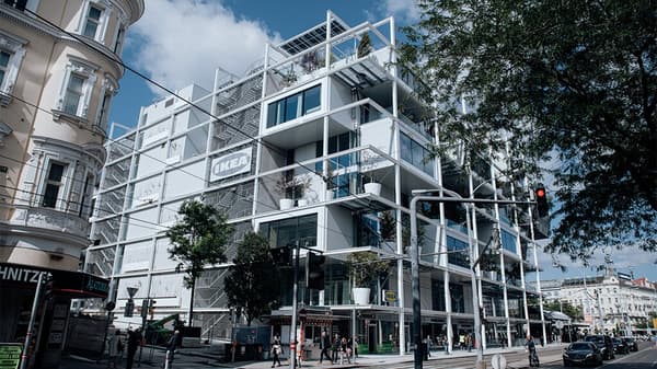 IKEA Vienna Westbahnhof (Central Vienna) building from the outside