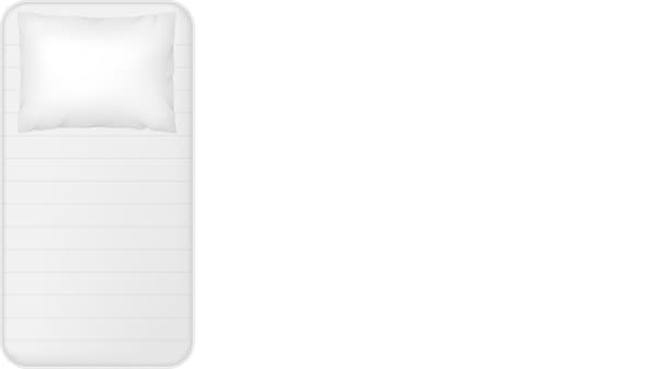 illustration d’un matelas pour lit à barreaux